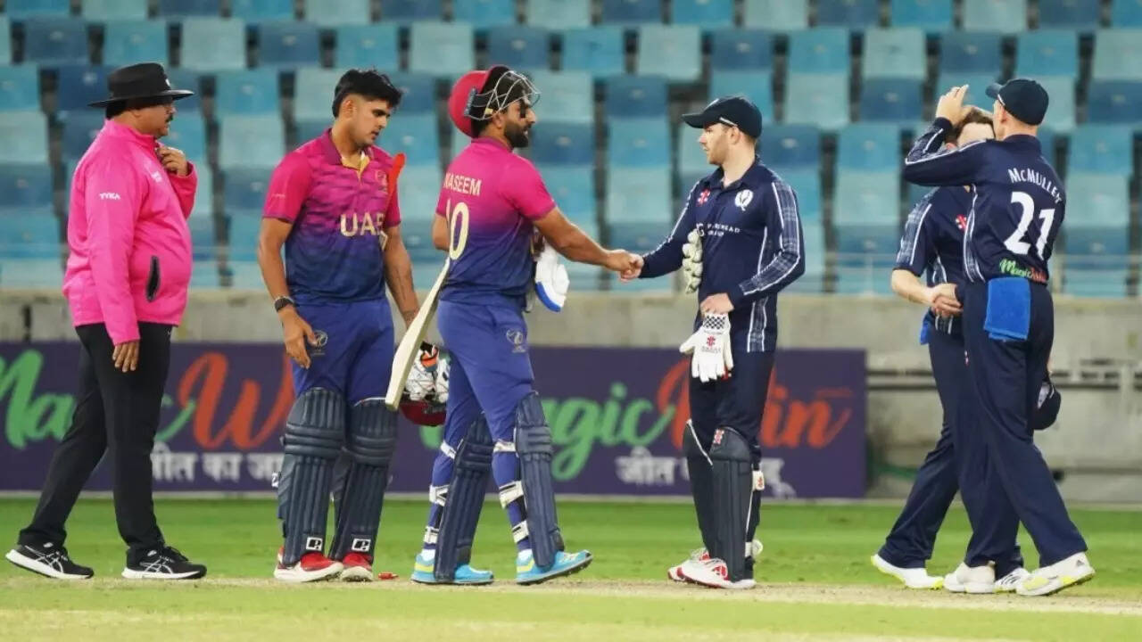 United Arab Emirates vs Scotland 3rd T20I Live Score Check Latest Updates