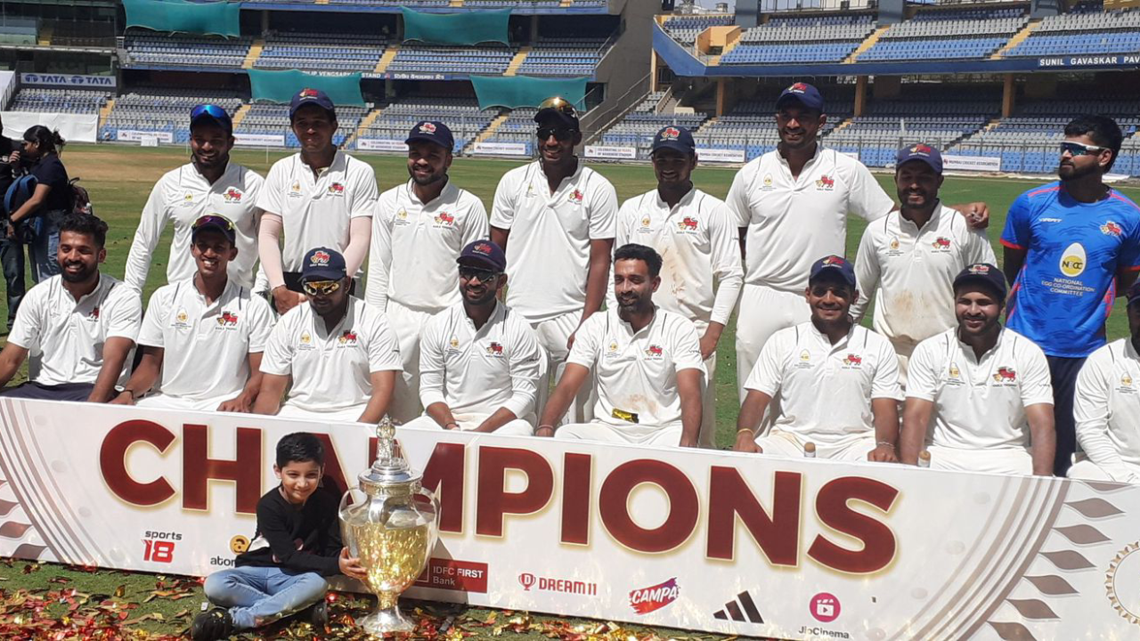 Mumbai Ranji Trophy 2024 trophy