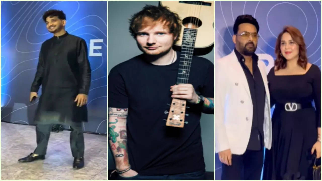 Munawar Faruqui, Kapil Sharma And Other TV Celebs Grace Ed Sheeran’s Bash In Mumbai