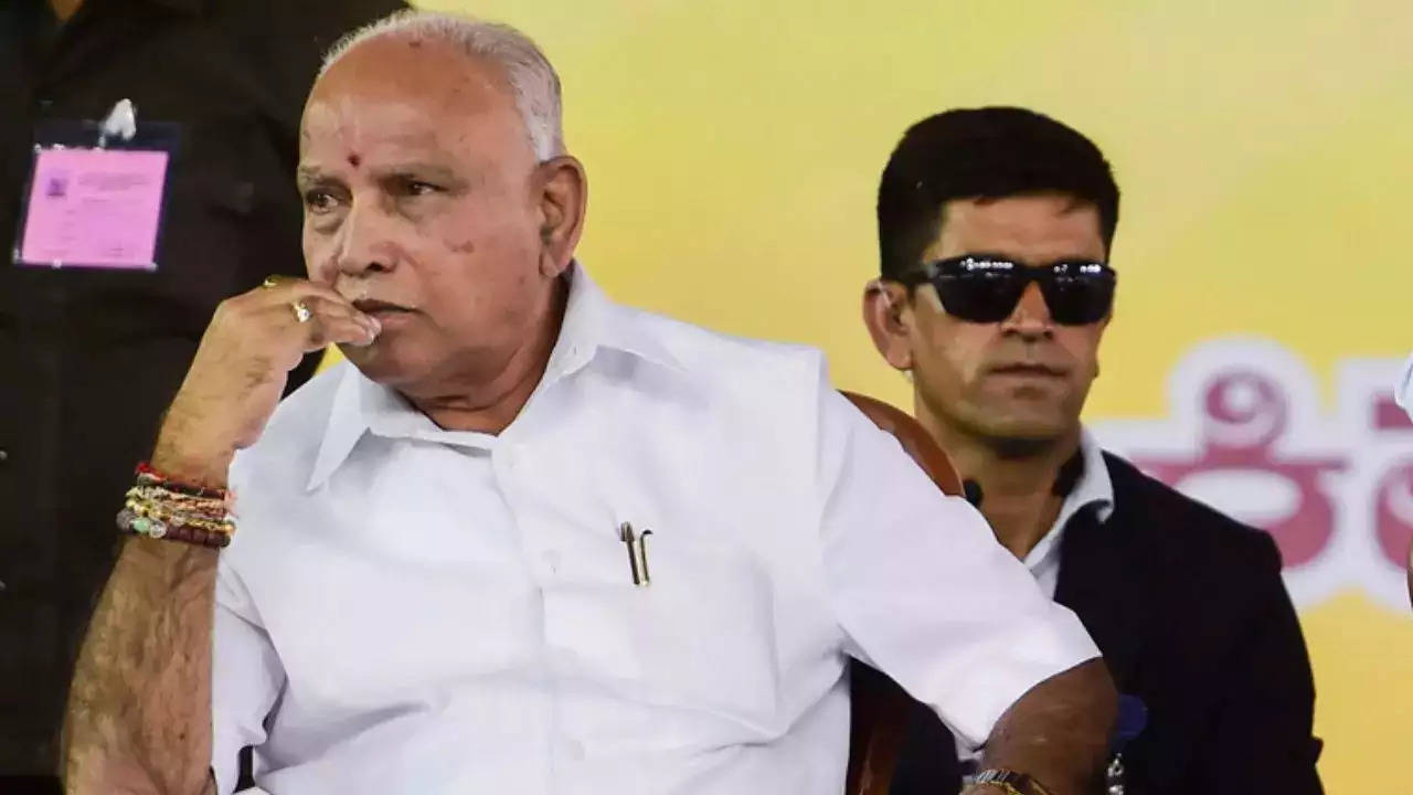 BS Yediyurappa.