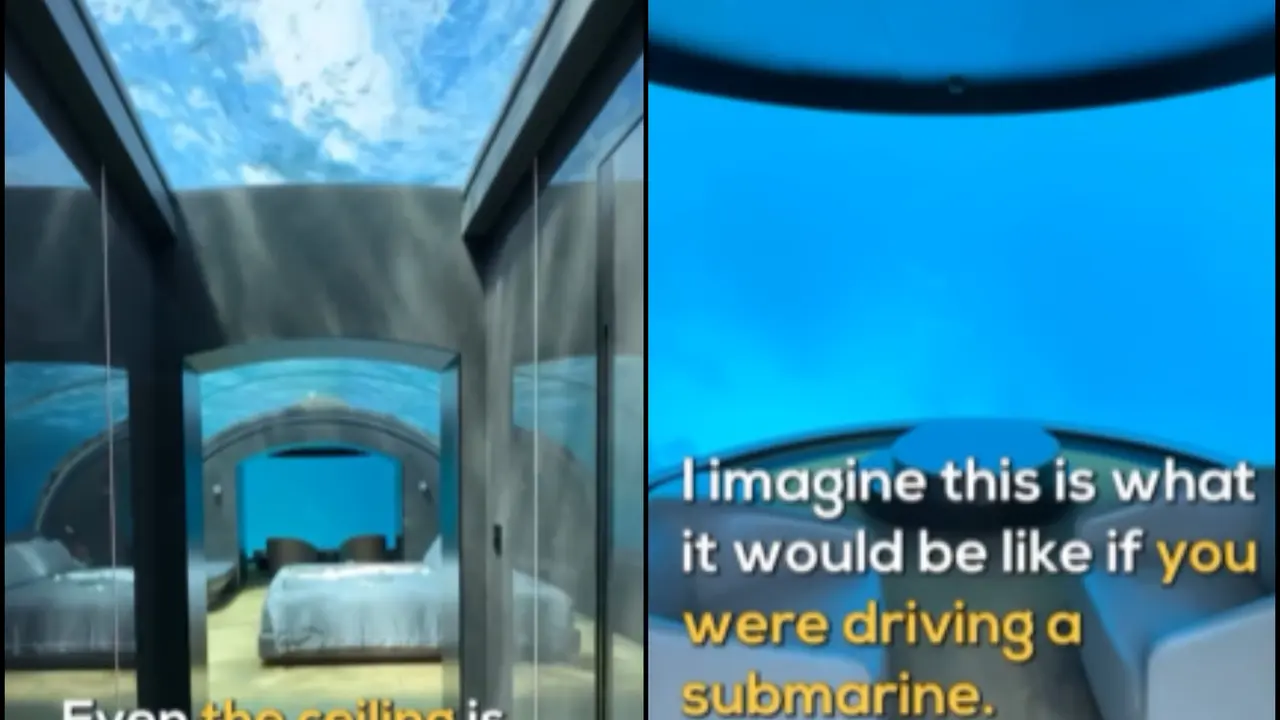 Vloggers Show World's Most Expensive Underwater Hotel Room In Viral Reel,  Netizens Call It Nightmare