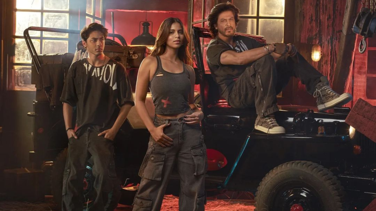 Shah Rukh Khan, Aryan, Suhana Pose 'Triple Threat' In EPIC Collaboration