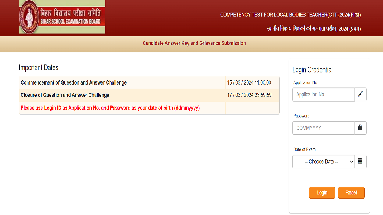 BSEB Sakshamta Pariksha Answer Key 2024 Link Released on bsebsakshamta.com, Raise Objections Till March 17