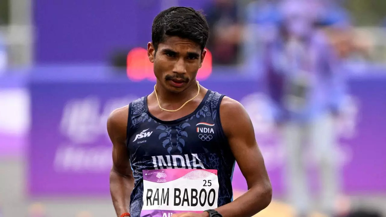 Indian racewalker Ram Baboo