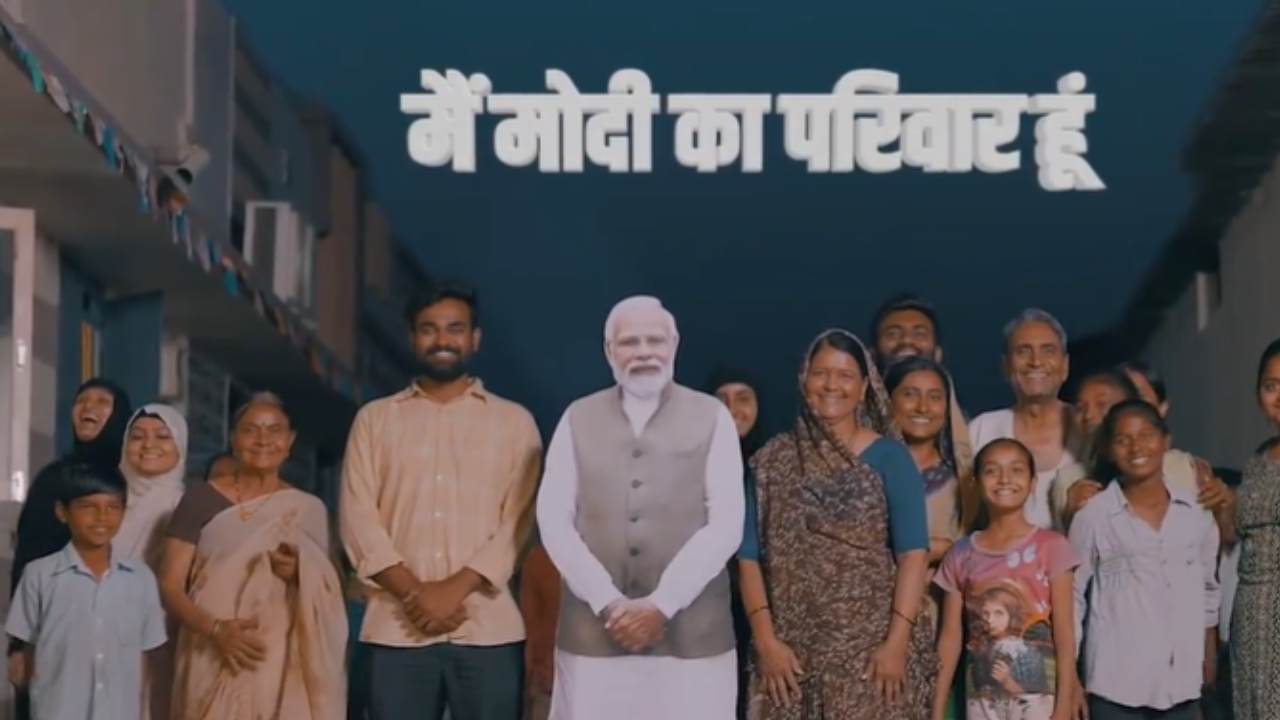 PM Modi shares video of 'Mai Modi Ka Parivar Hu' Song