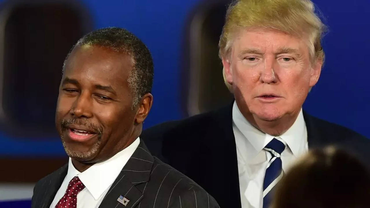 Carson(L) and Former POTUS D. Trump