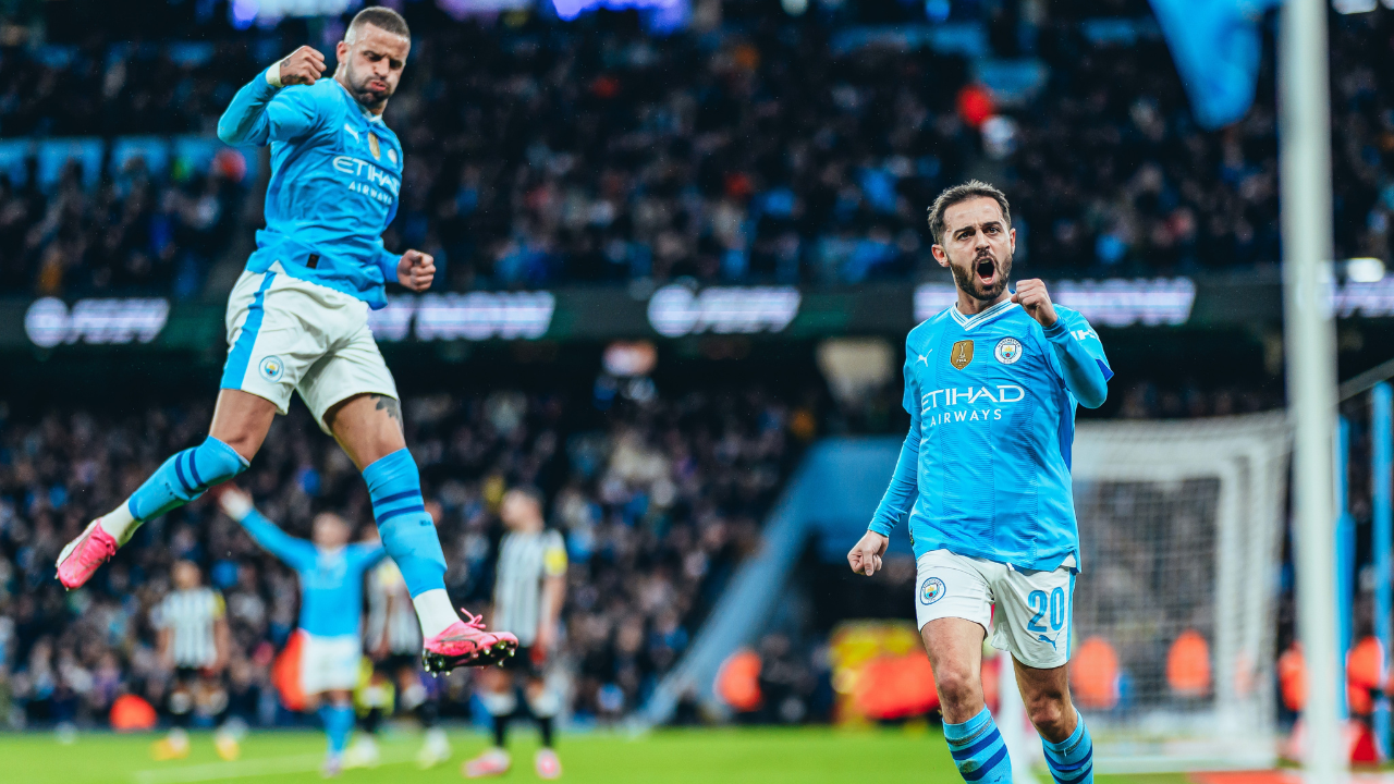 Bernardo Silva and Kyle Walker