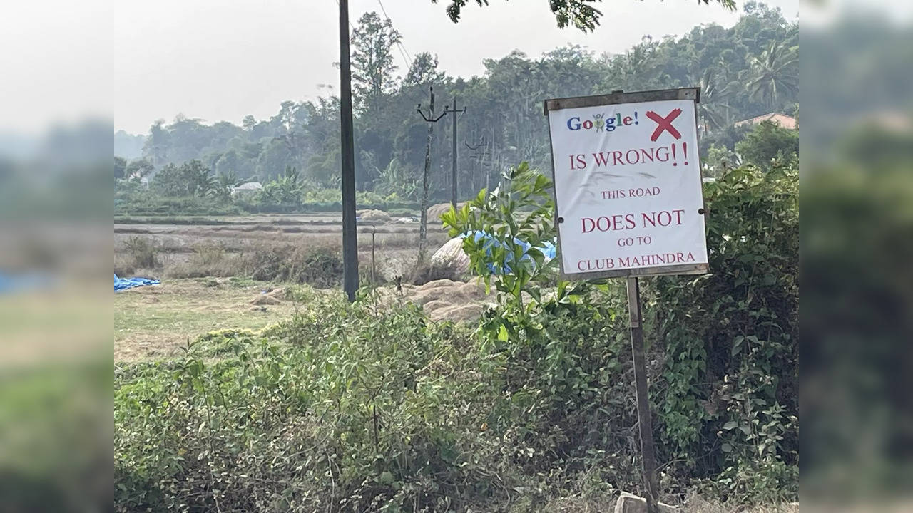 'Google Is Wrong' Signboard