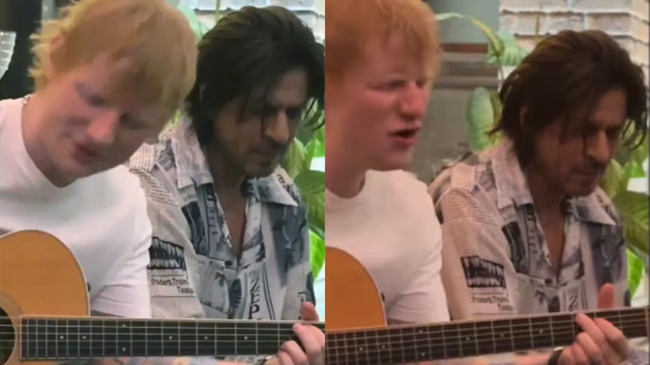 Video Of Shah Rukh Khan Enjoying Ed Sheeran's Perfect At Mannat Goes Viral. WATCH