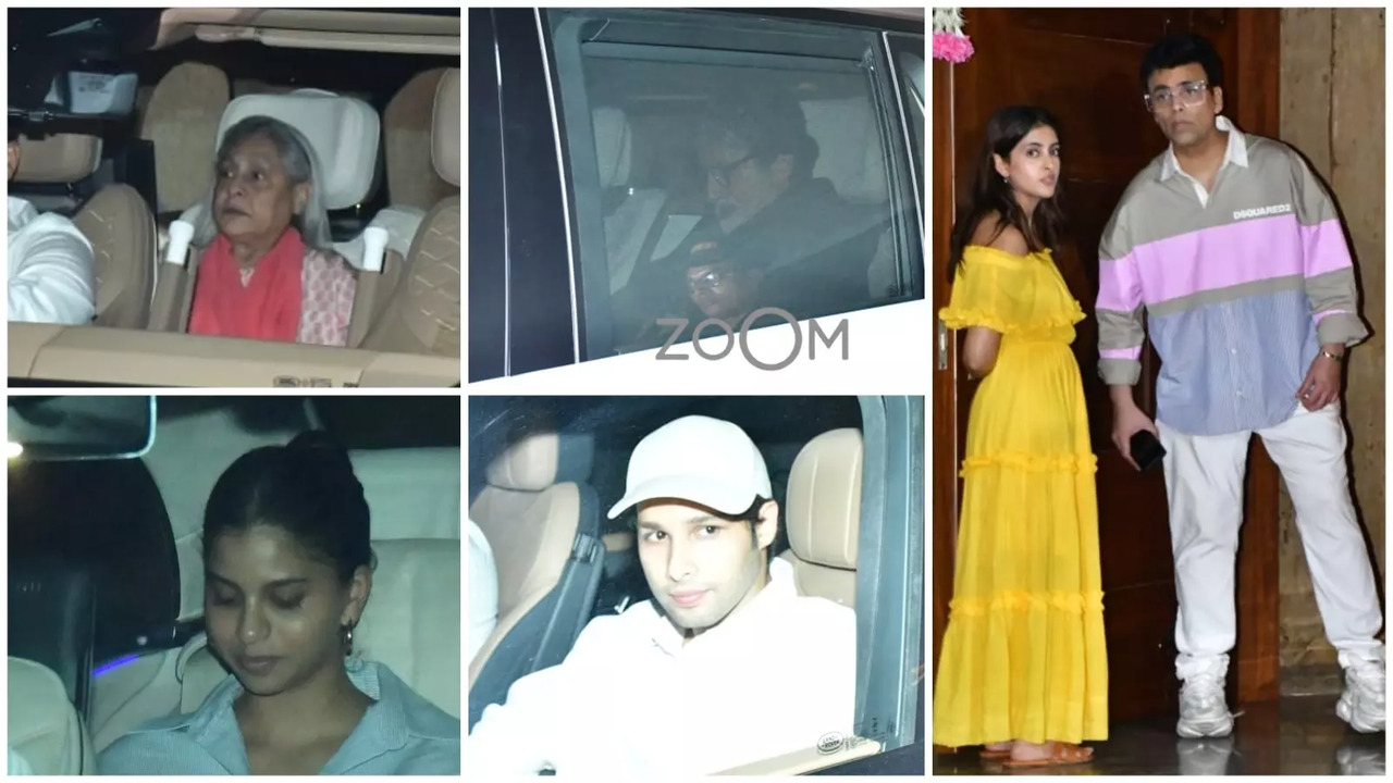 Shweta Bachchan's 50th Birthday Bash: Parents Amitabh-Jaya, KJo, Navya-Siddhant, Suhana And More Attend Party In Style