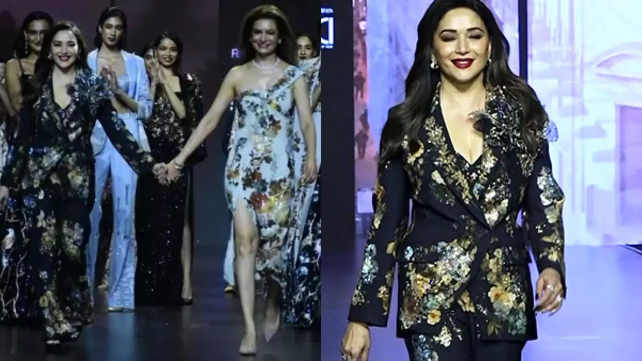 Madhuri Dixit Grooves To Live Music At Lakme Fashion Week, Stuns In Pantsuit. WATCH