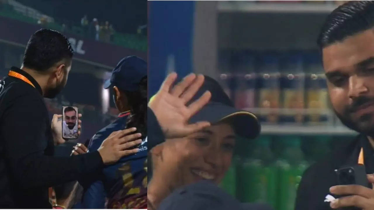 WATCH: Smriti Mandhana Recieves Special Video Call From Virat Kohli After Historic WPL Win For RCB