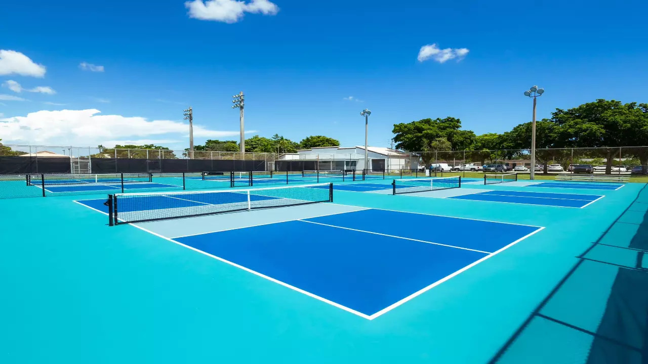 Pickleball court