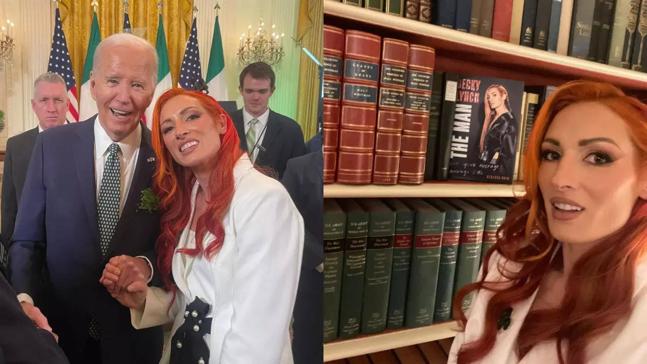 Becky Lynch visits US President Joe Biden