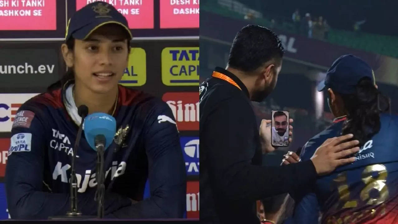 Smriti Mandhana opens about Virat Kohli's reaction after RCB's win in WPL 2024 final.