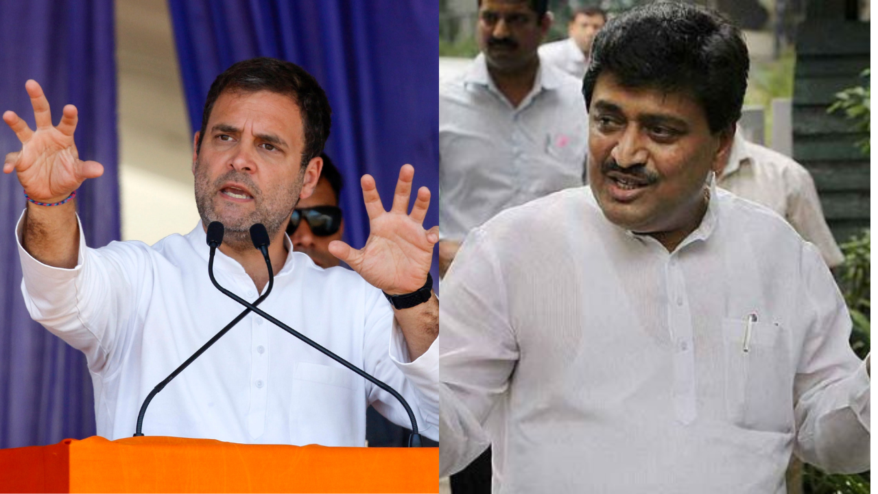 Rahul Gandhi, Ashok Chavan