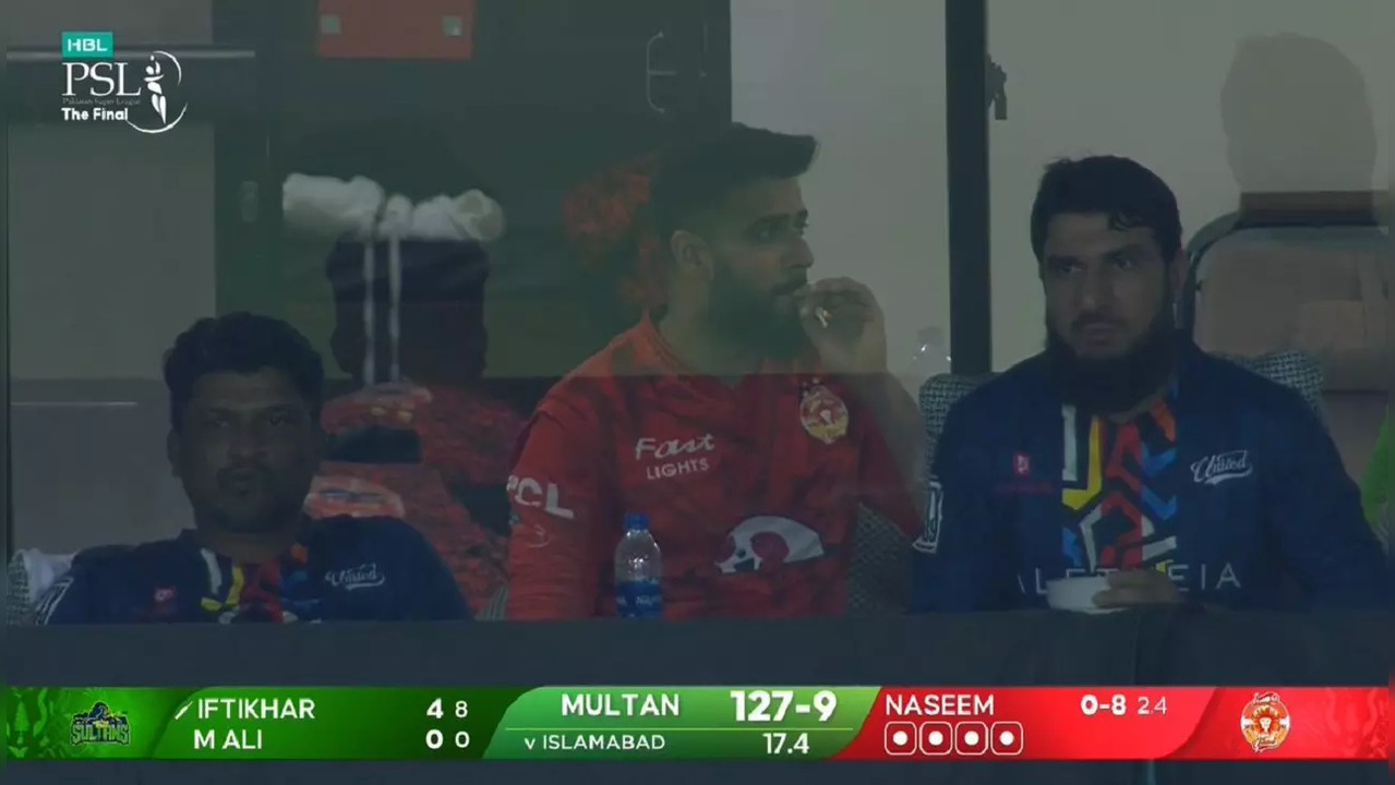 Imad Wasim was seen smoking in dressing room after taking five-wicket haul in PSL 2024 final