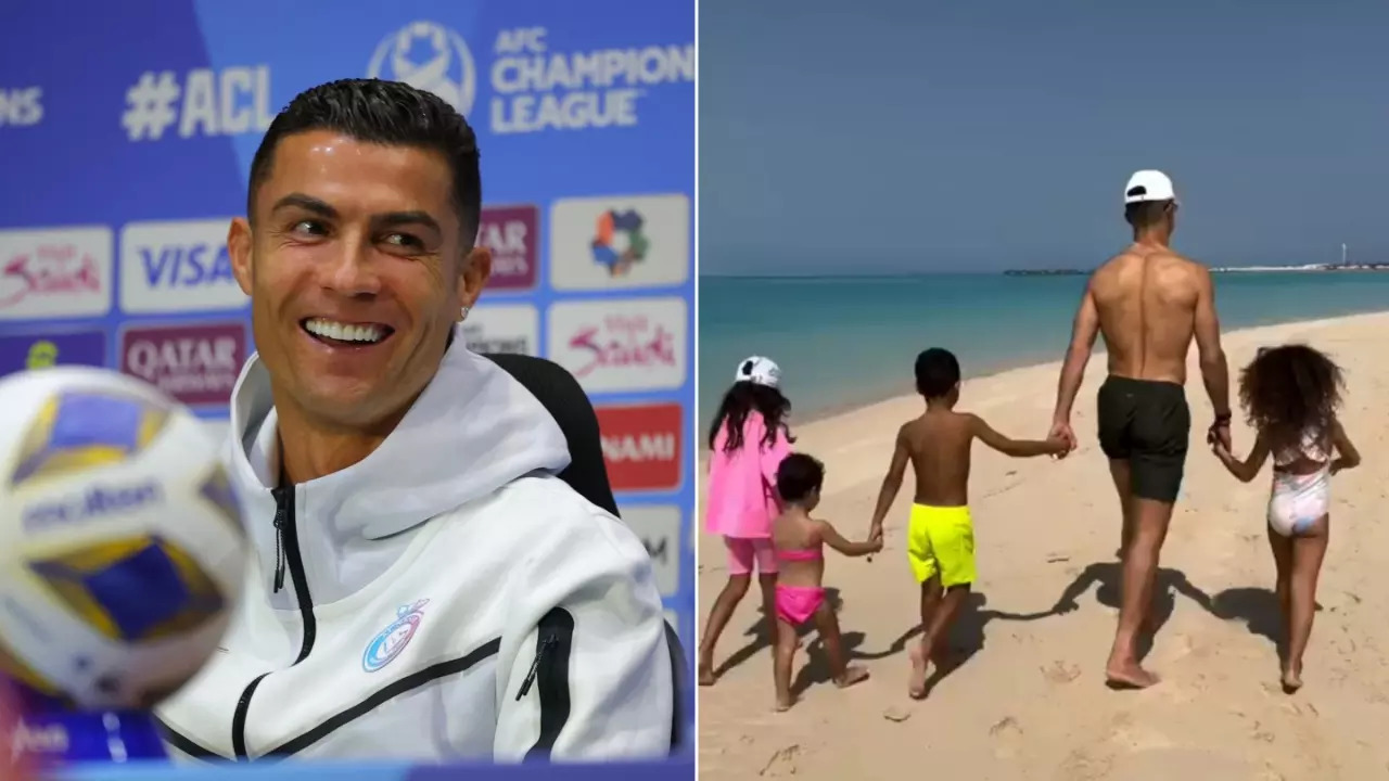 Cristiano Ronaldo Splurge on Lavish Beach Getaway On Private Island With Family in Saudi Arabia : Report