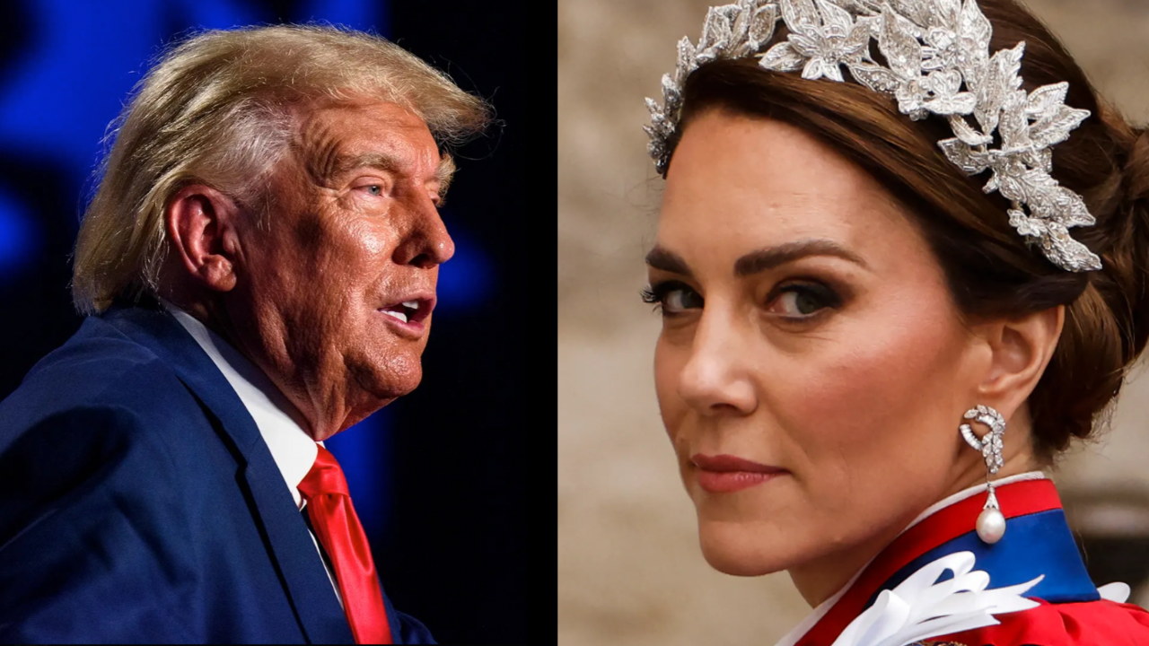 Donald Trump and Kate Middleton