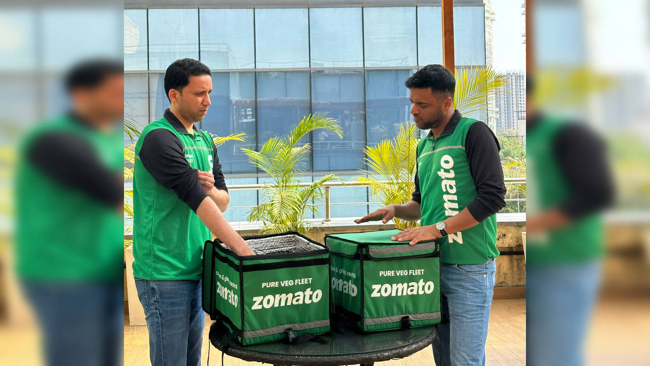 zomato pure veg fleet