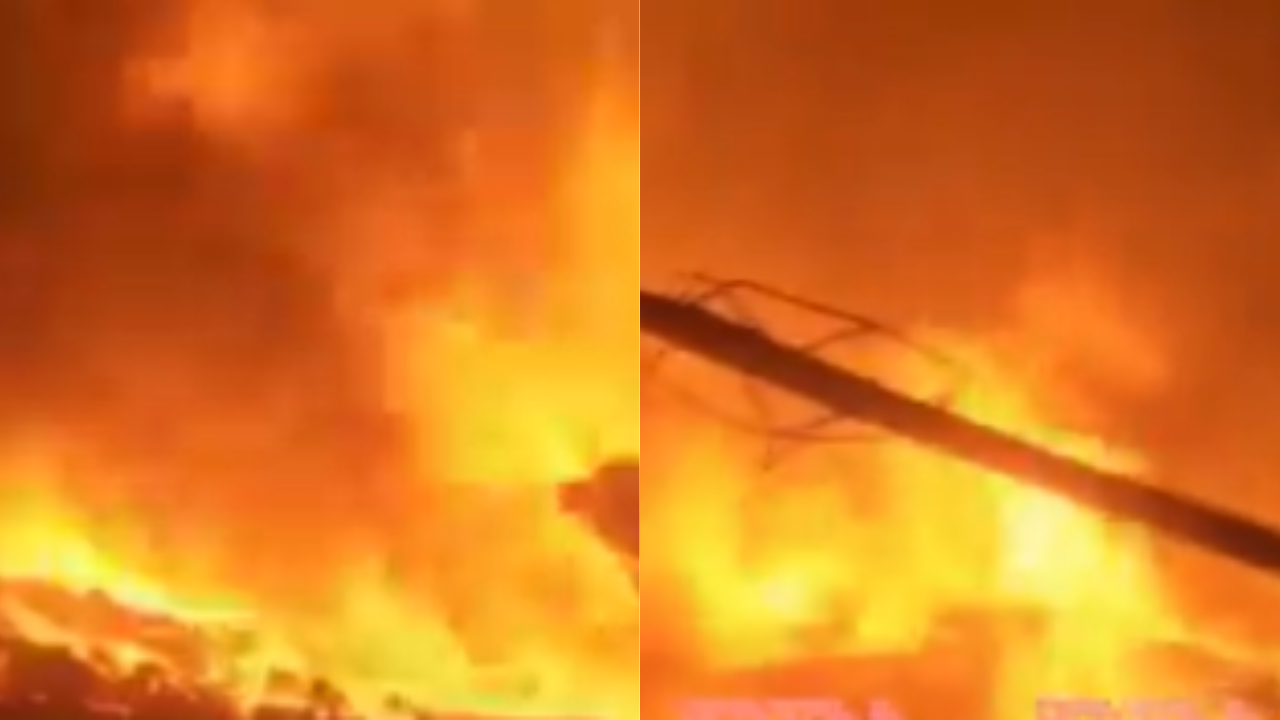 Massive fire in Bhiwandi