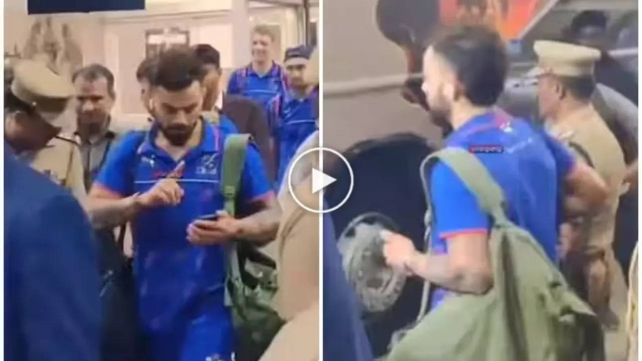 Virat Kohli Lands In Chennai For CSK vs RCB Clash