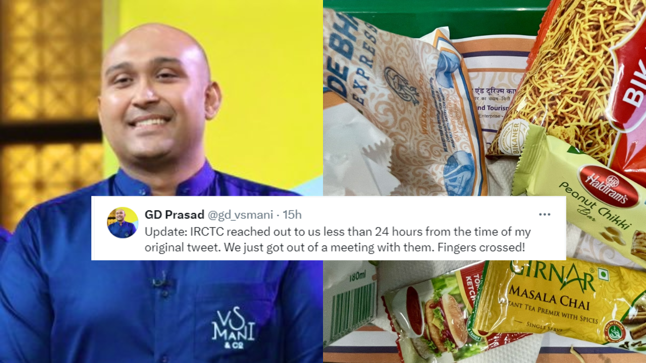 Bengaluru Startup Founder, Who Urged Railways to Allow Selling South Indian Snacks And Filter Coffee in Vande Bharat, Lands Meeting With IRCTC