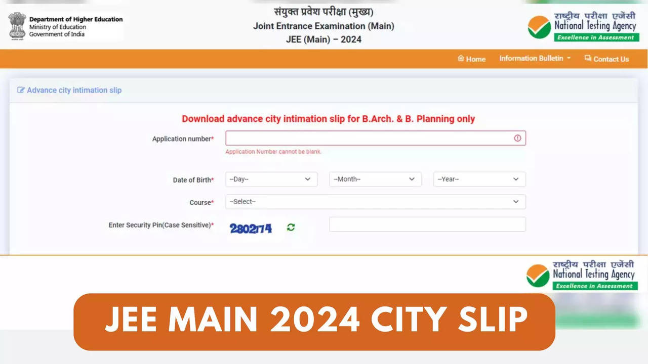 JEE Mains 2024 Session 2 Exam Dates: Schedule, Exam City Slip Expected Soon on jeemain.nta.ac.in