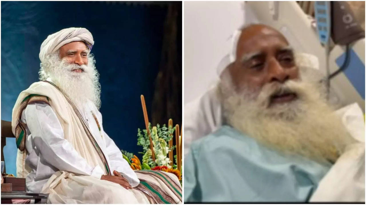 Patched Up Skull But From Hospital Bed Sadhguru Shares Health