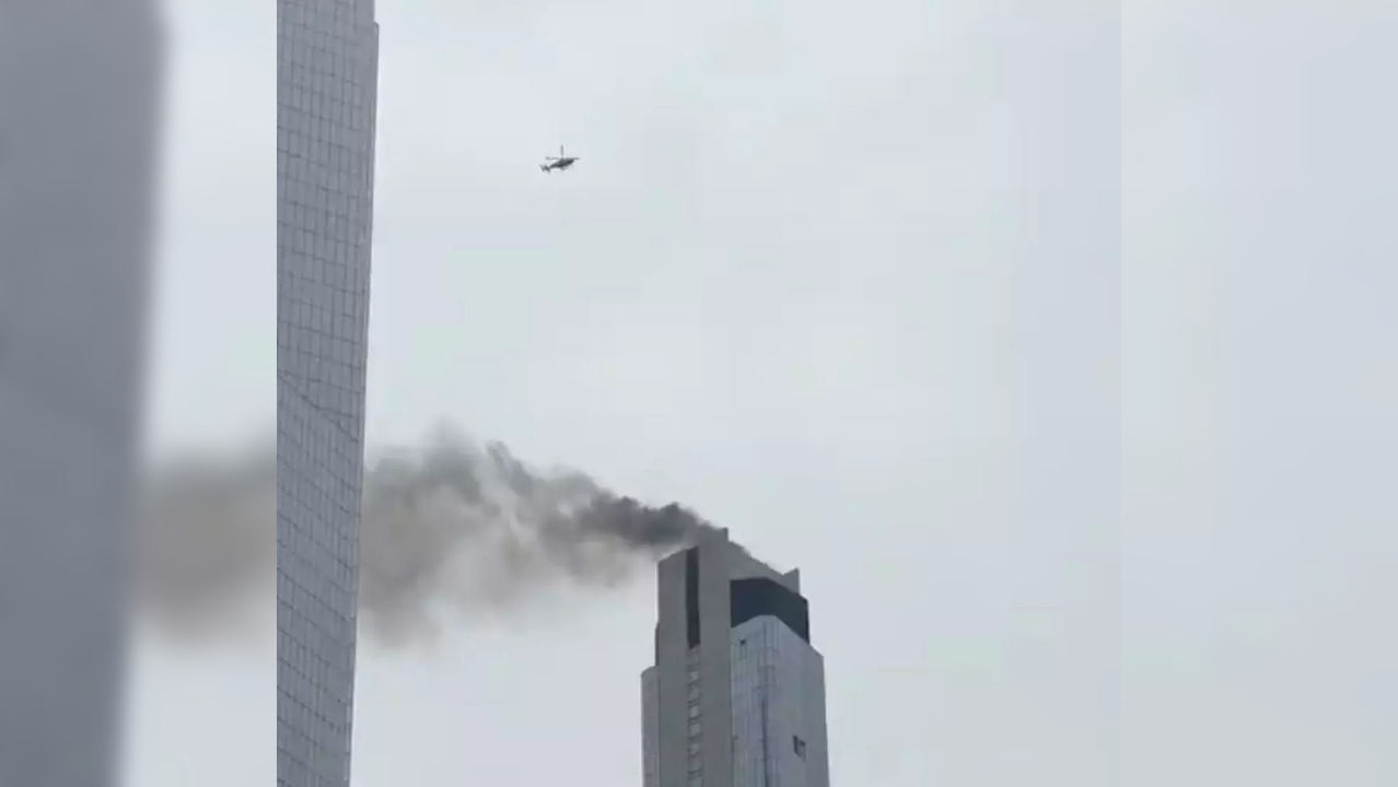 Fire Near The World Trade Center