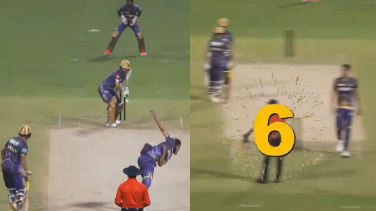 Rinku Singh hammers Mitchell Starc for six in KKR's second warm-up match