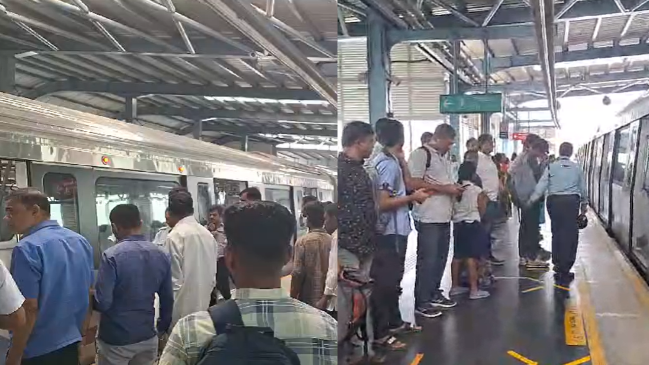 Bengaluru Metro Passengers Deboarded at Mysore Road Station