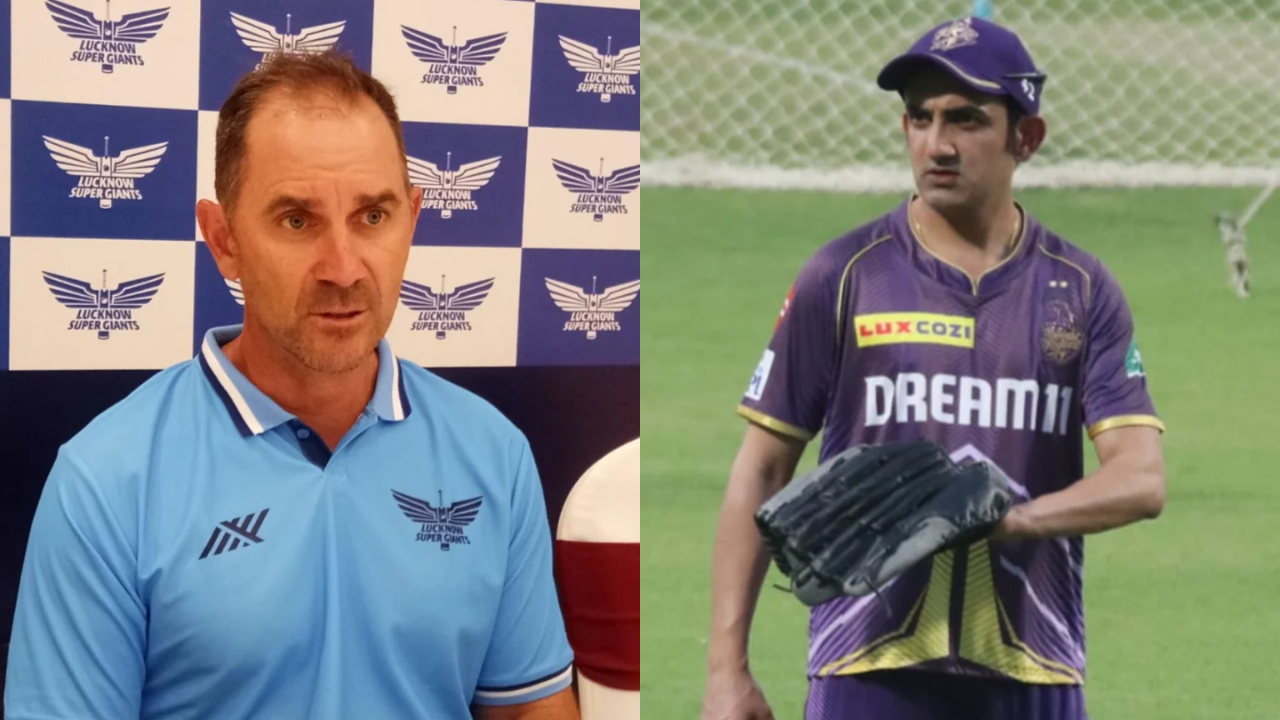 Justin Langer and Gautam Gambhir