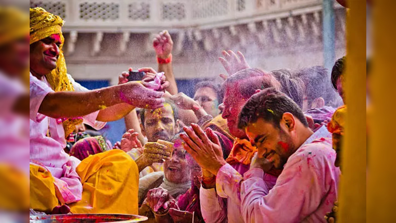 Holi celebrations at Temples across India