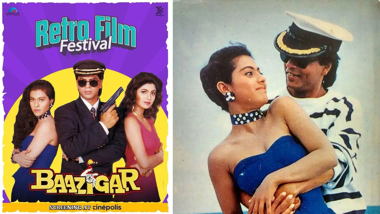 Shah Rukh Khan's Iconic Movie Baazigar All Set For Theatrical Re-Release: Retro Film Festival