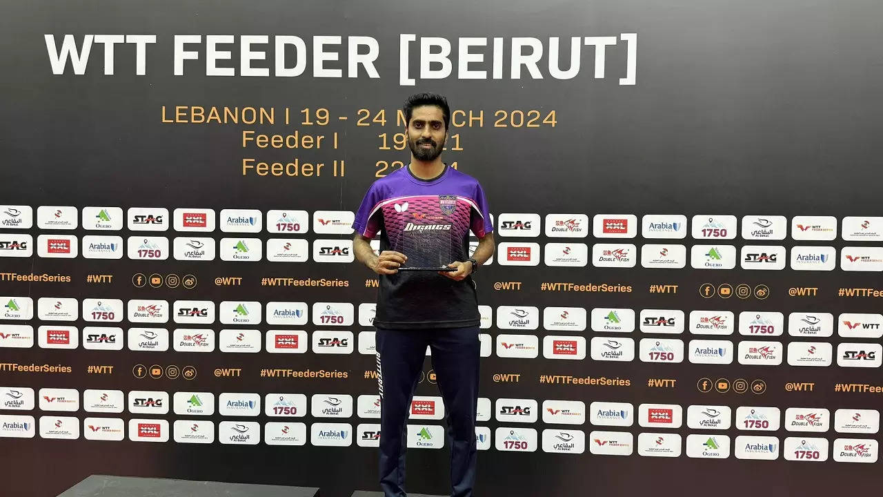 G Sathiyan Becomes First-Ever Indian To Win WTT Feeder Title