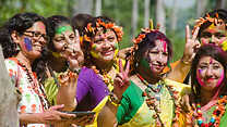 Holi In Shantiniketan A Colourful Homage To Spring