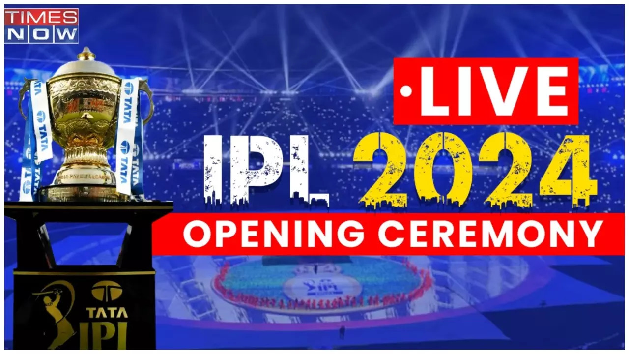 IPL 2024 Opening Ceremony Highlights Faf du Plessis-Ruturaj Gaikwad On Stage With BCCI Officials