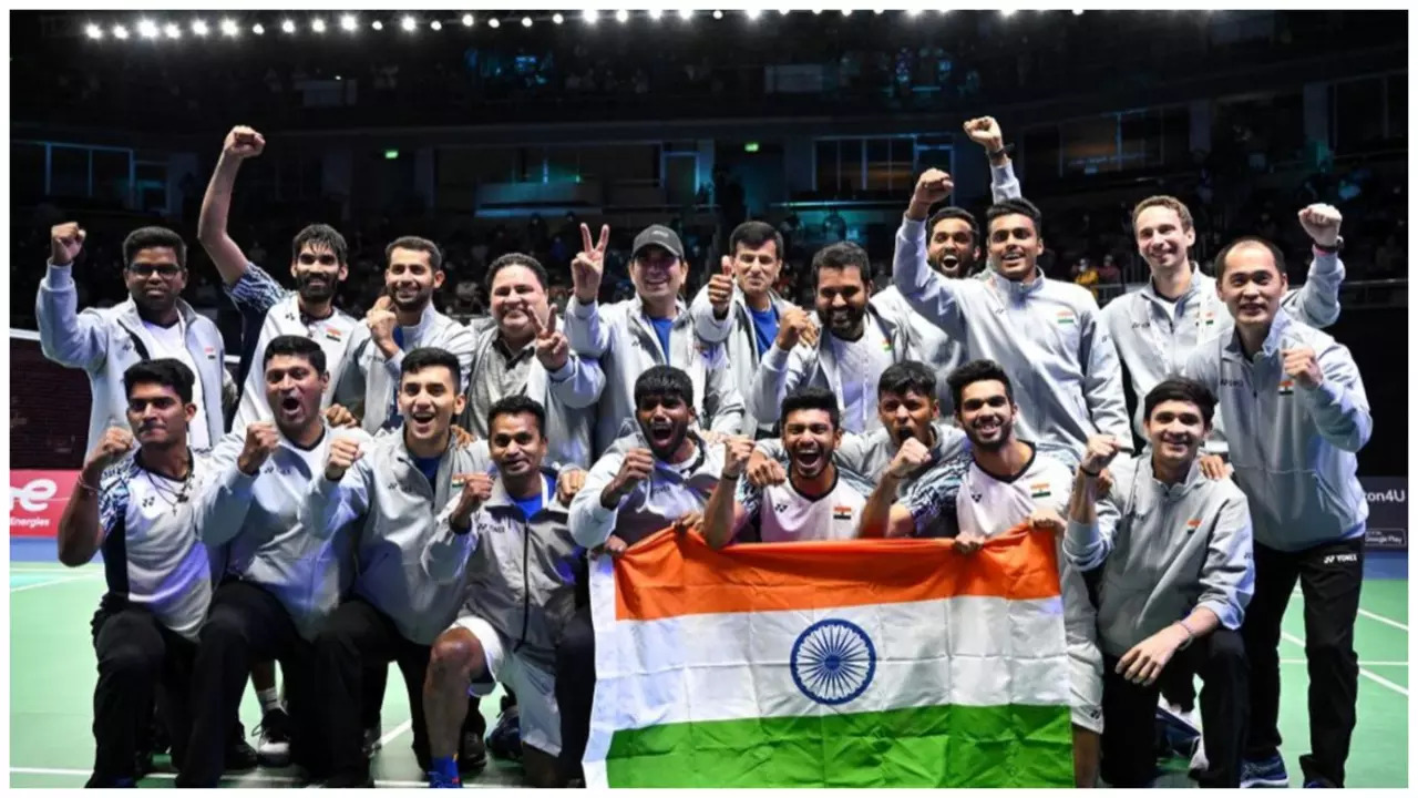 Indian men's badminton team