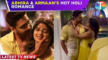 Yeh Rishta Kya Kehlata Hai update Passionate Holi romance between Abhira Armaan TV News