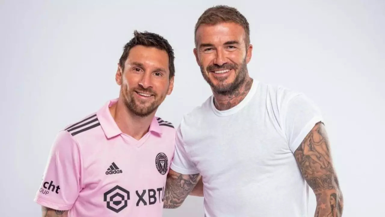 Lionel Messi, David Beckham