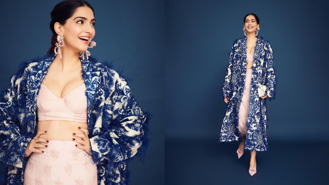 Sonam Kapoor Sets Major Summer Fashion Goal In Pastel Co-Ord Set And Quirky Cape Ensemble