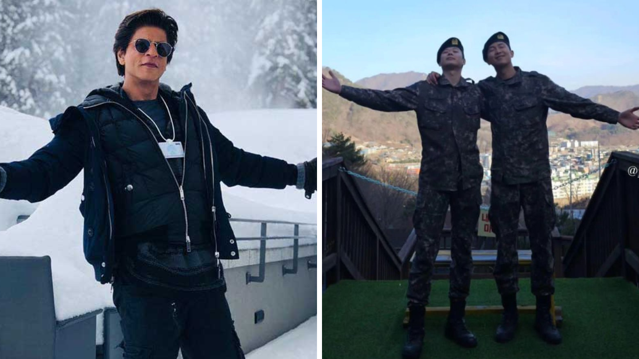 Shah Rukh Khan delights fans with his signature pose outside Mannat |  Filmfare.com