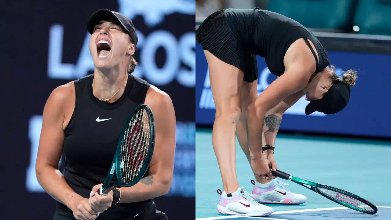 Aryna Sabalenka: WATCH: Aryna Sabalenka Smashes Racquet In Fury After