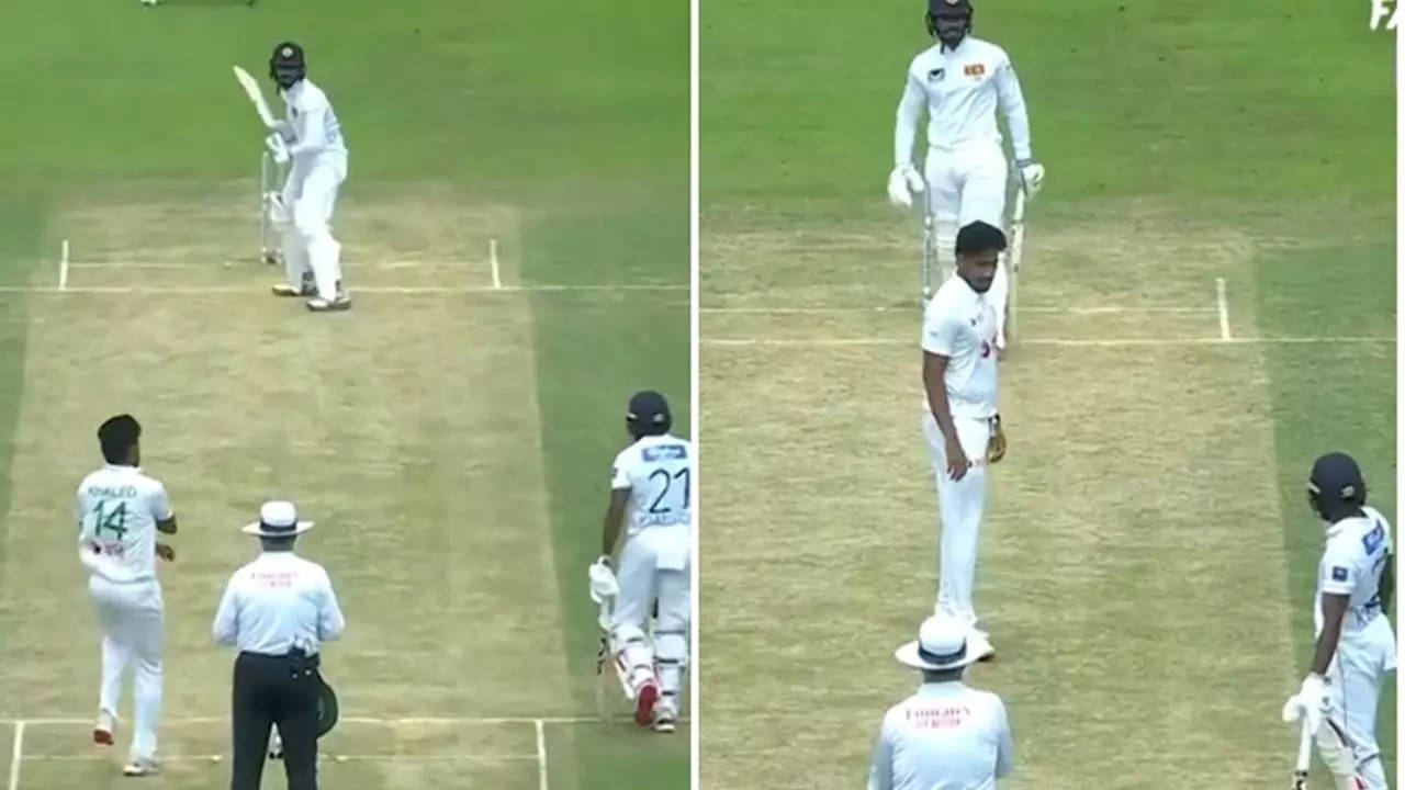 Watch: Bangladesh Bowler Tries To Mankad Sri Lankan Batter But Fails Miserably