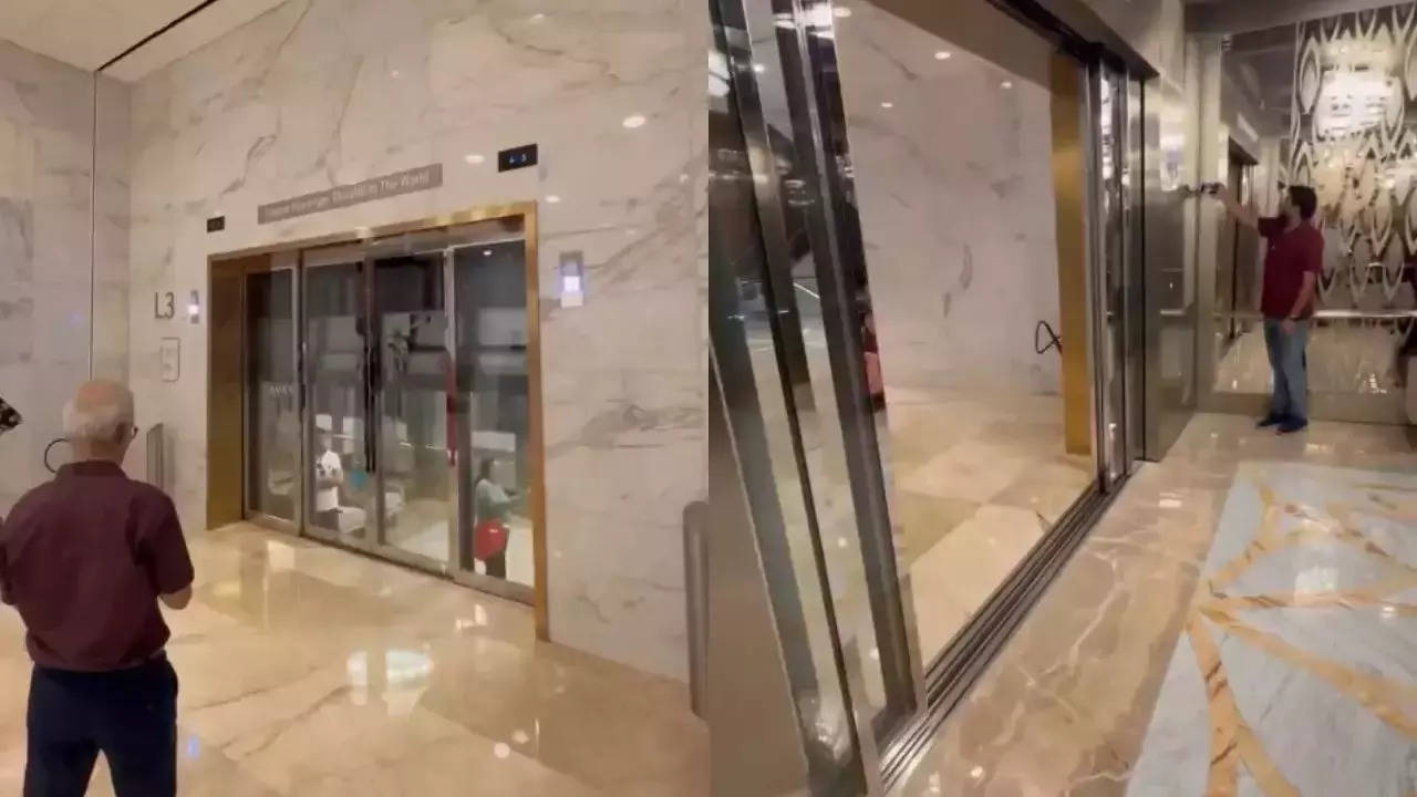 worlds largest passenger elevator trending video goes viral - मुंबईत ...