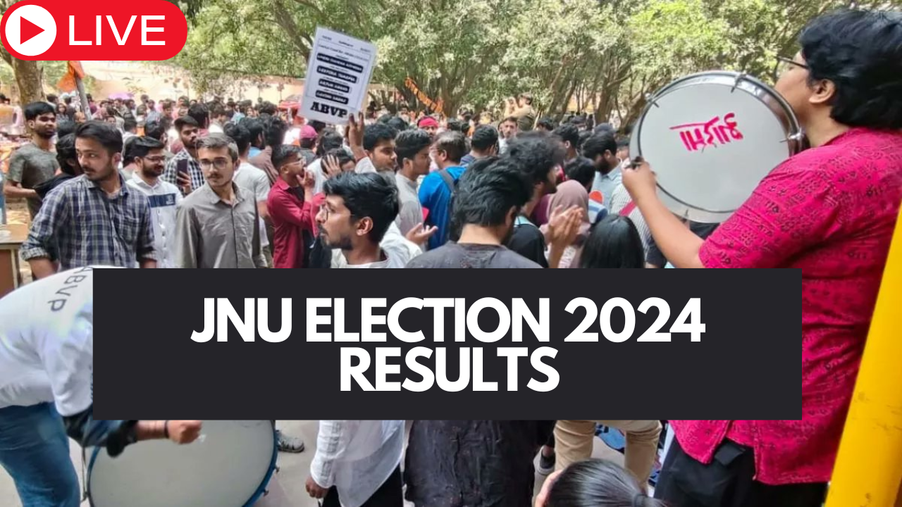 JNU Election Results 2024 Highlights Left 4 ABVP 0 - Left Registers Thumping Victory In Students Polls Wins All Four Posts