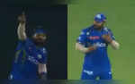 Rohit Sharmas Stunned Reaction After Hardik Pandya Sends Him To Field At Long On Goes Viral - Watch