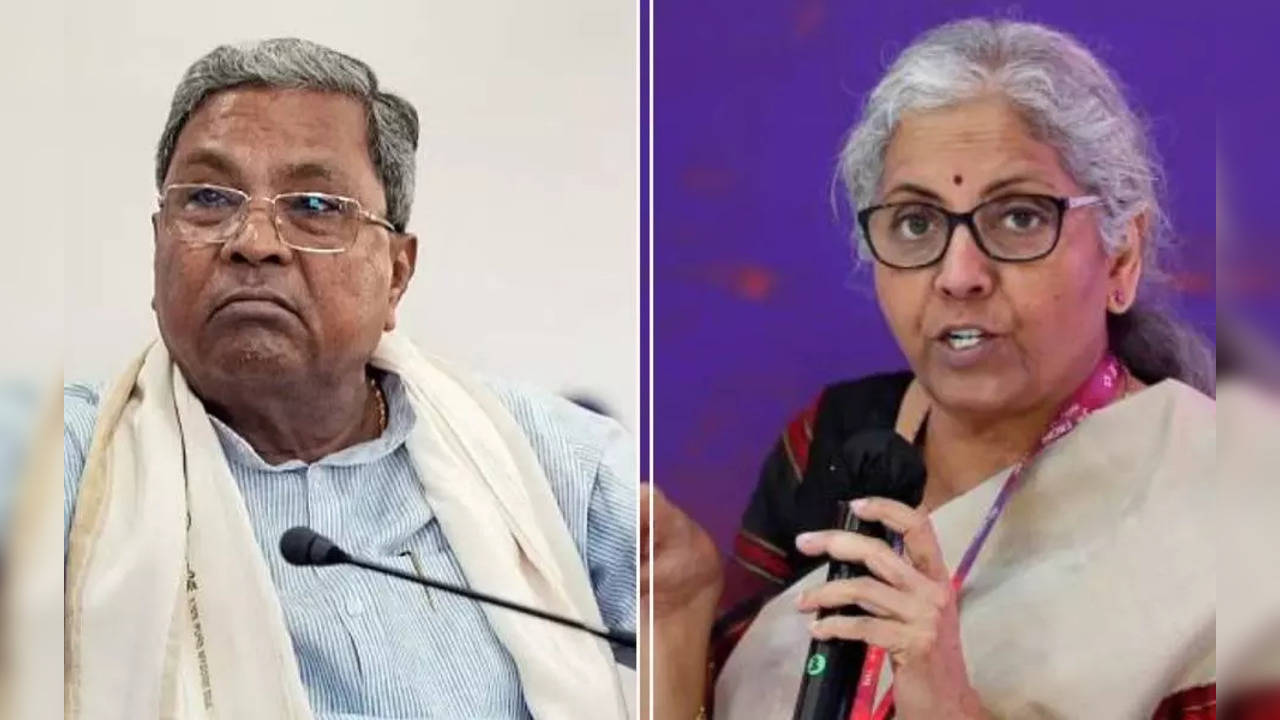 Karnataka CM Siddaramaiah Takes On Union Finance Minister Nirmala Sitharaman