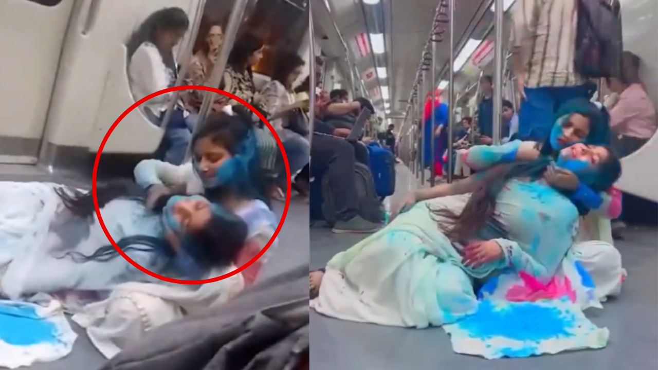 Delhi Metro Viral Video